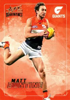 2020 Select Dominance #87 Matt Buntine Front